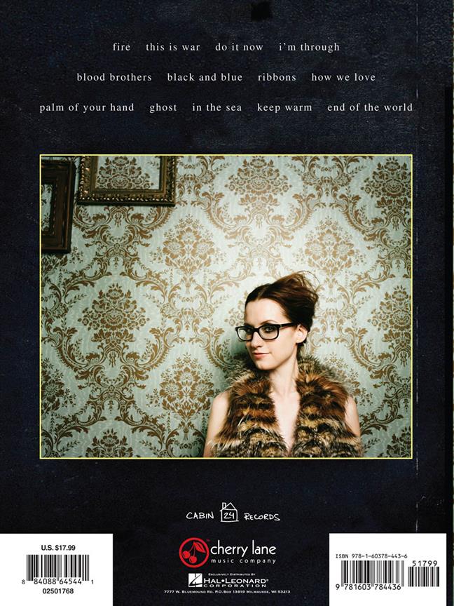 Ingrid Michaelson: Human Again - kniha pro klavír, zpěv a kytaru