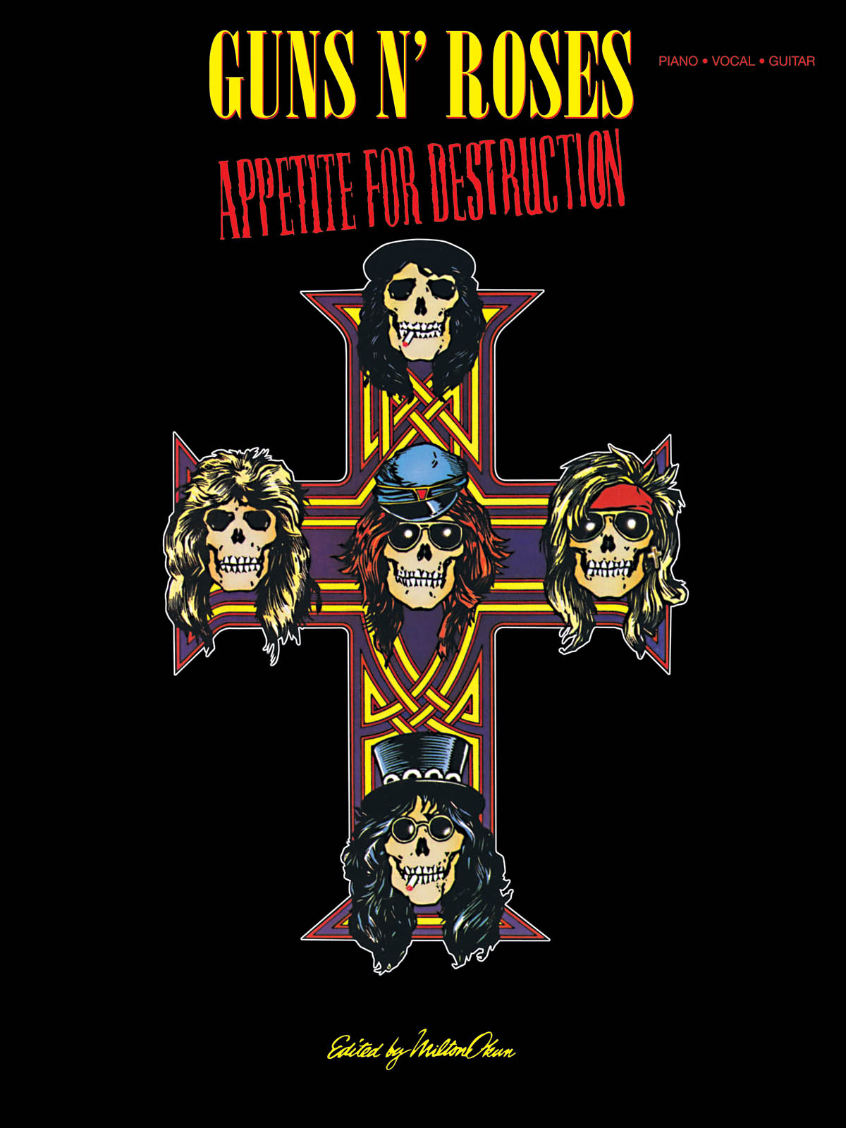 Guns N' Roses - Appetite for Destruction - kniha pro klavír, zpěv a kytaru