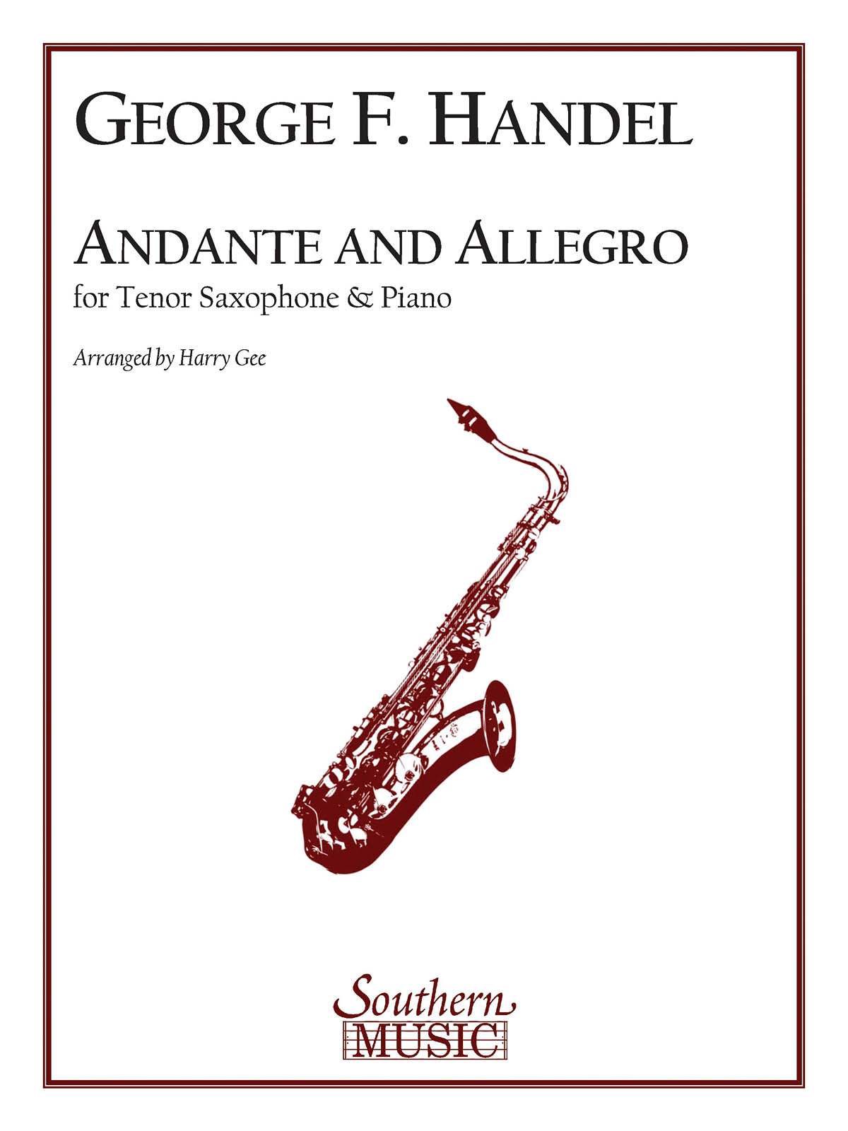 Andante and Allegro - na tenor saxofón