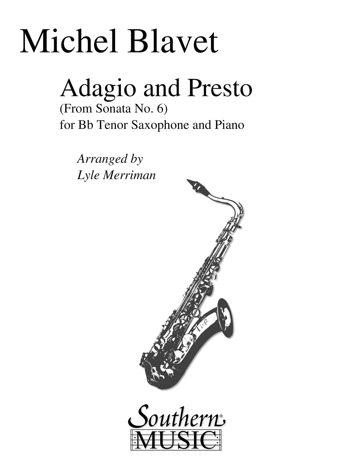 Adagio And Presto - na tenor saxofón