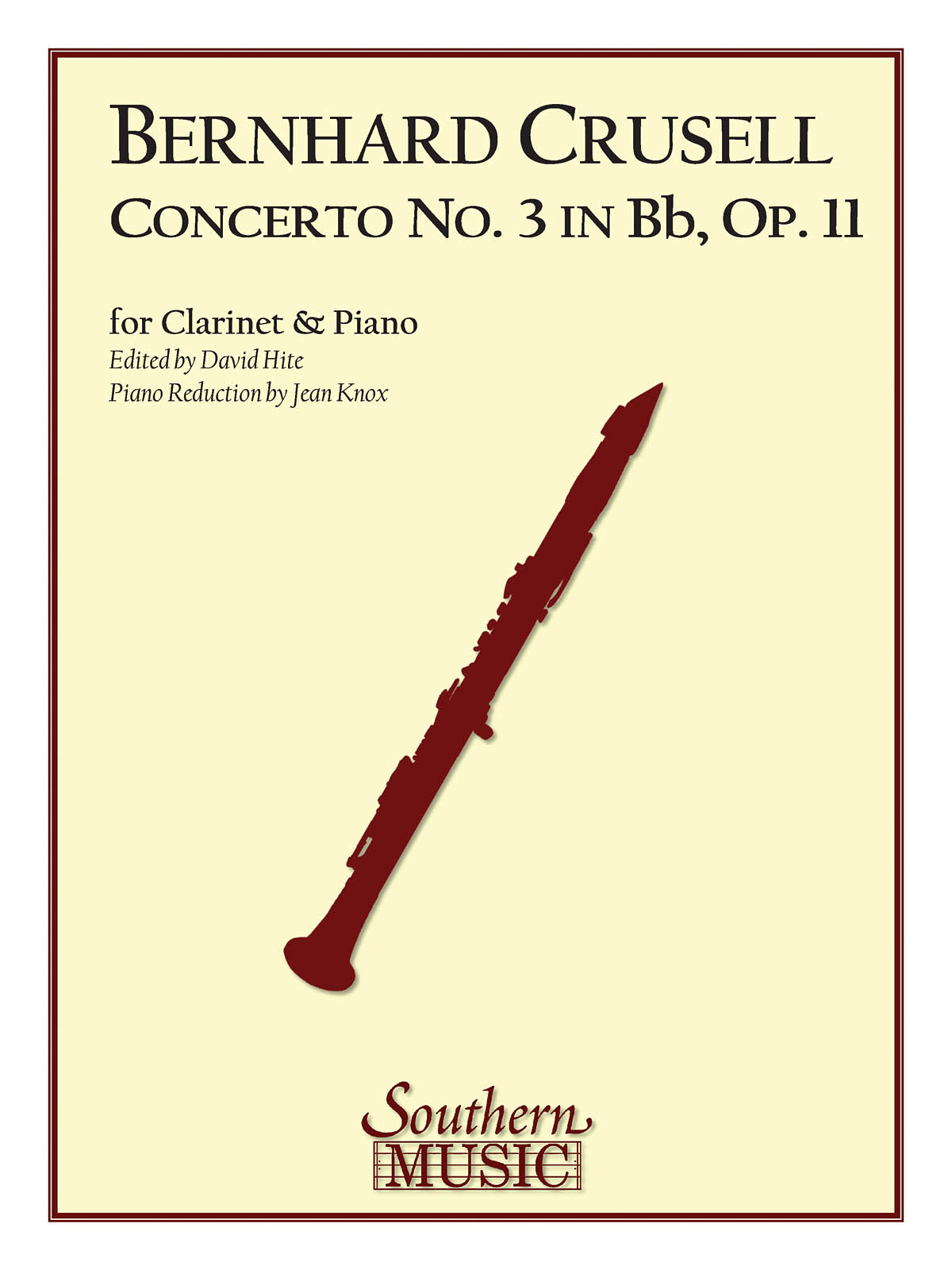 Concerto No 3 In B Flat Op 11 - klarinet