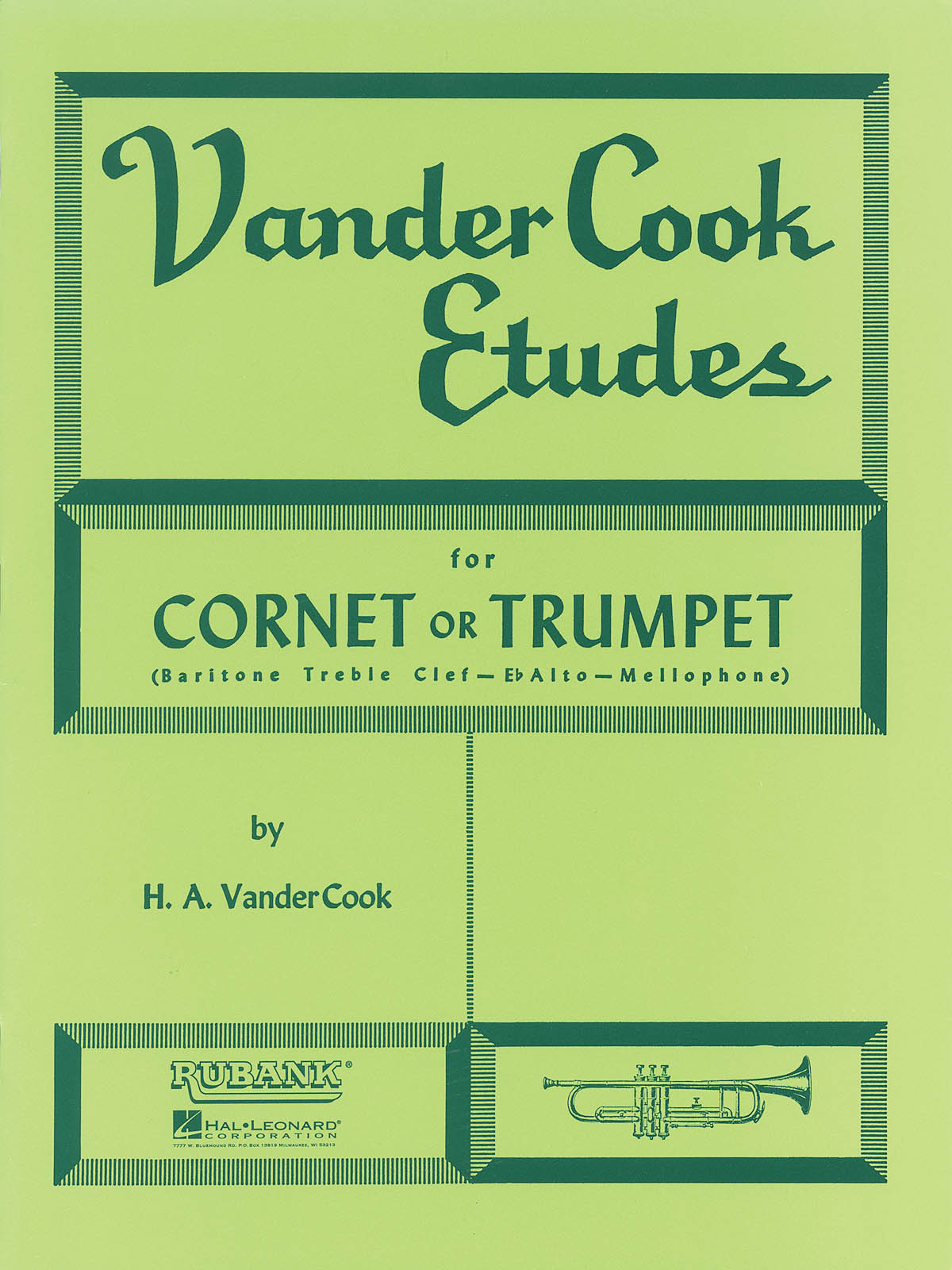 Vandercook Etudes for Cornet/Trumpet (Baritone TC) - pro trumpetu