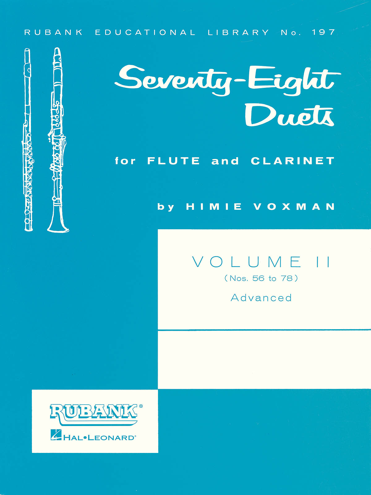 78 Duets for Flute and Clarinet Vol. II - dueta pro příčnou flétnu a klarinet