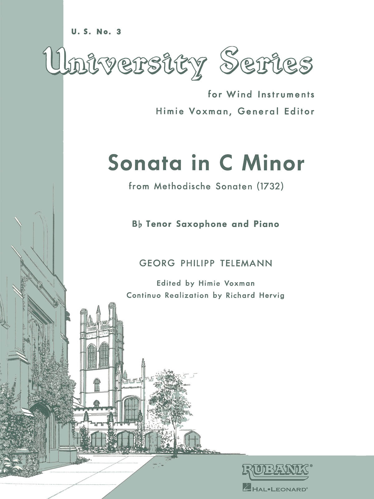 Sonata in C Minor - Bb Tenor Saxophone with Piano Accompaniment - tenor saxofon