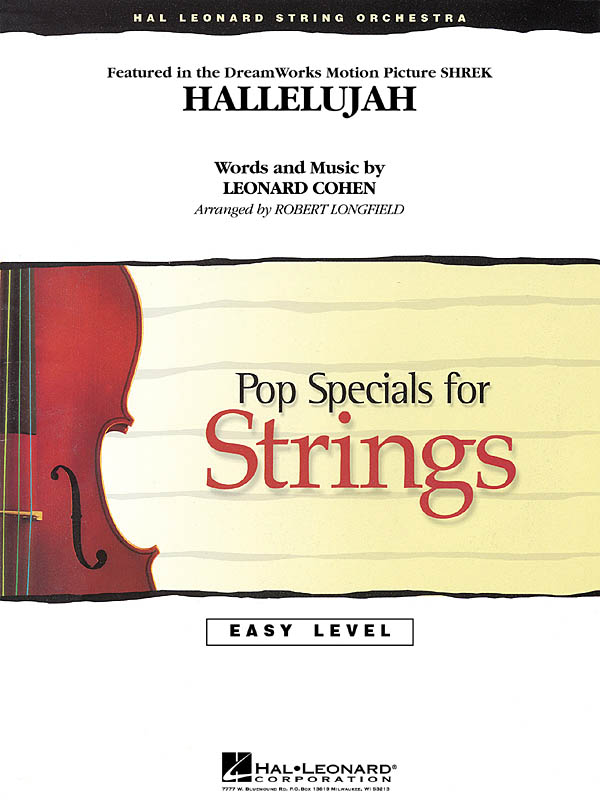 Hallelujah - HL Pop Specials for Strings - pro smyčcový orchestr
