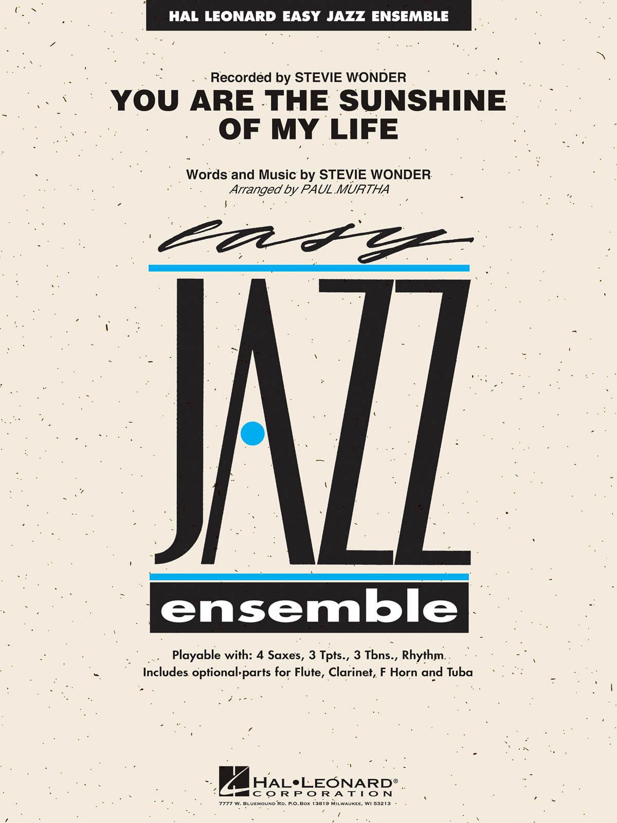 You Are the Sunshine of My Life - pro Jazzový orchestr