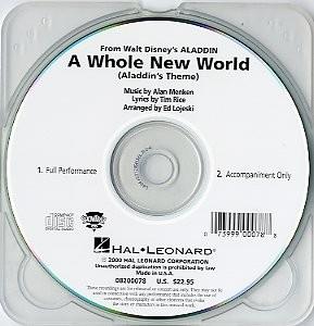 A Whole New World - (from Aladdin) doprovodní CD