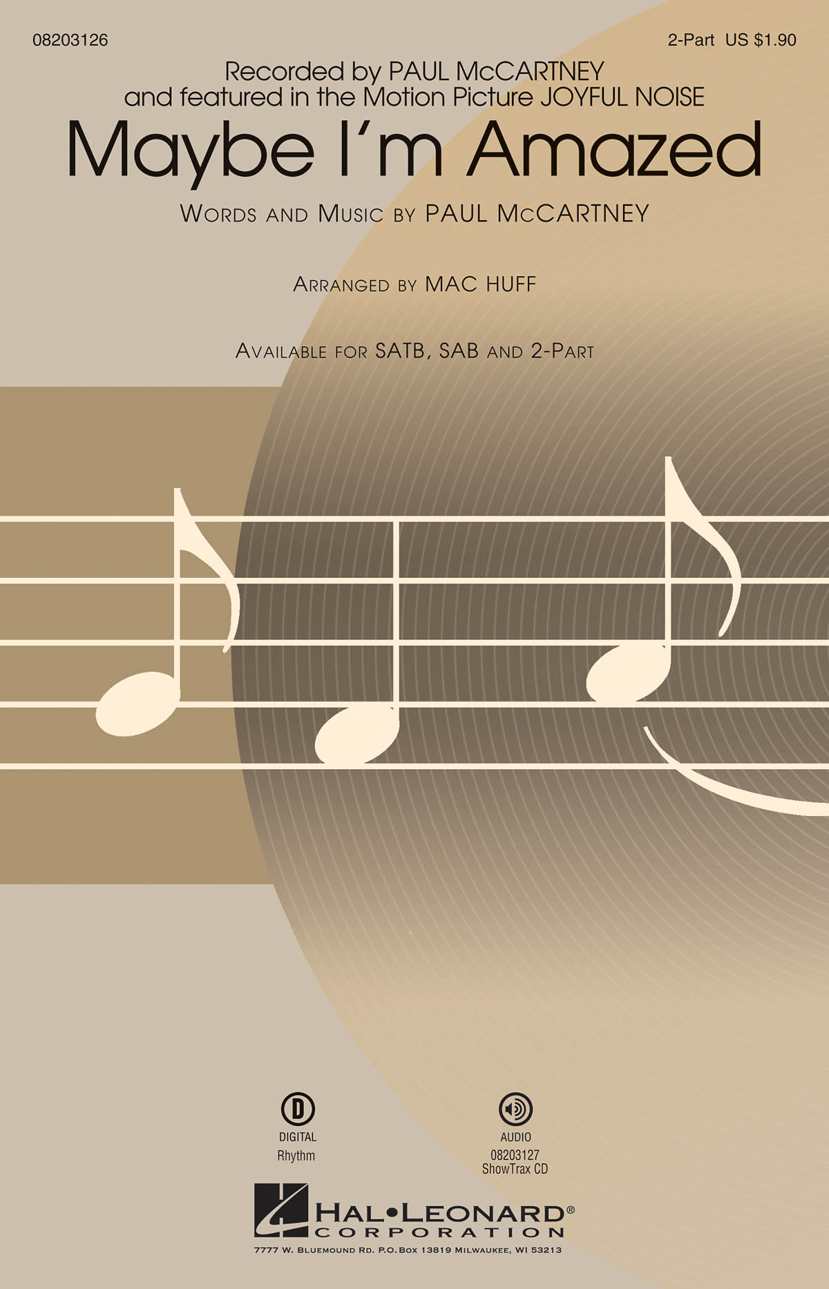 Maybe I'm Amazed - from Joyful Noise - pro sbor 2-Part