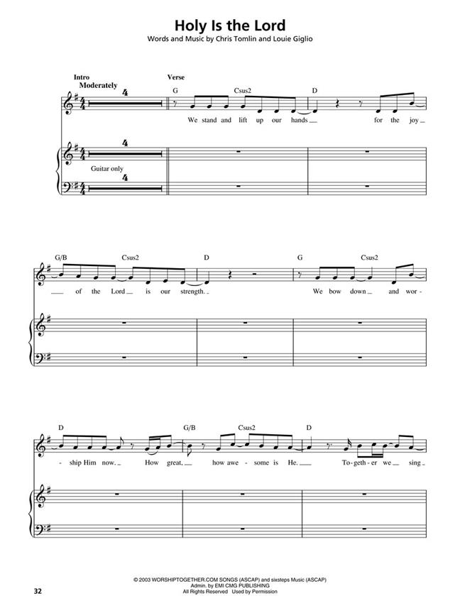 Holy is the Lord - Keyboard Edition - Worship Band Playalong Volume 1 - pro keyboard