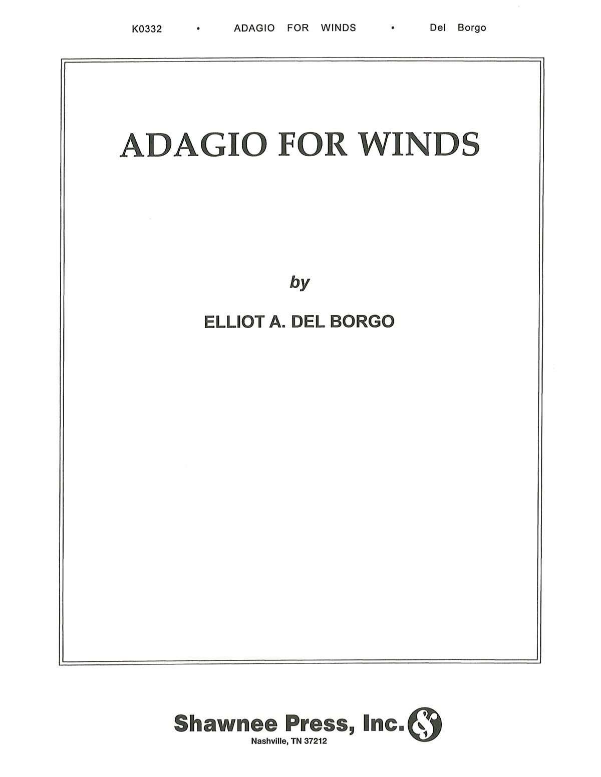 Adagio for Winds - pro orchestr
