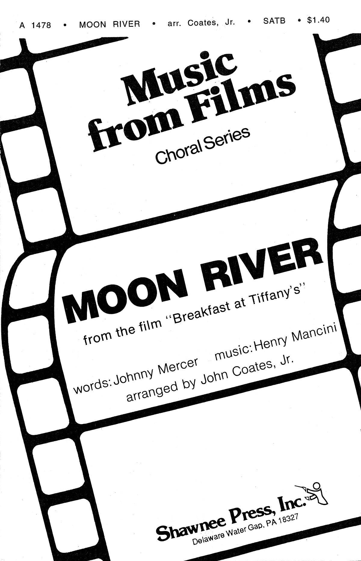 Mancini: Moon River (arr. Coates) SATB