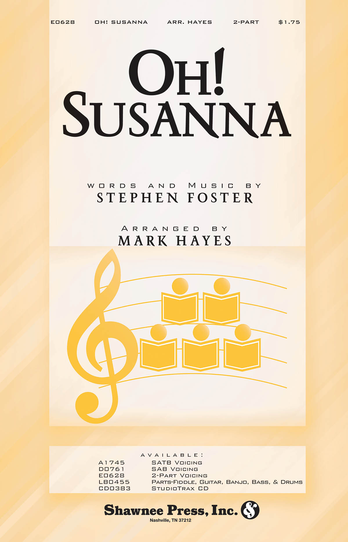 Oh! Susanna - pro sbor 2-Part a klavír