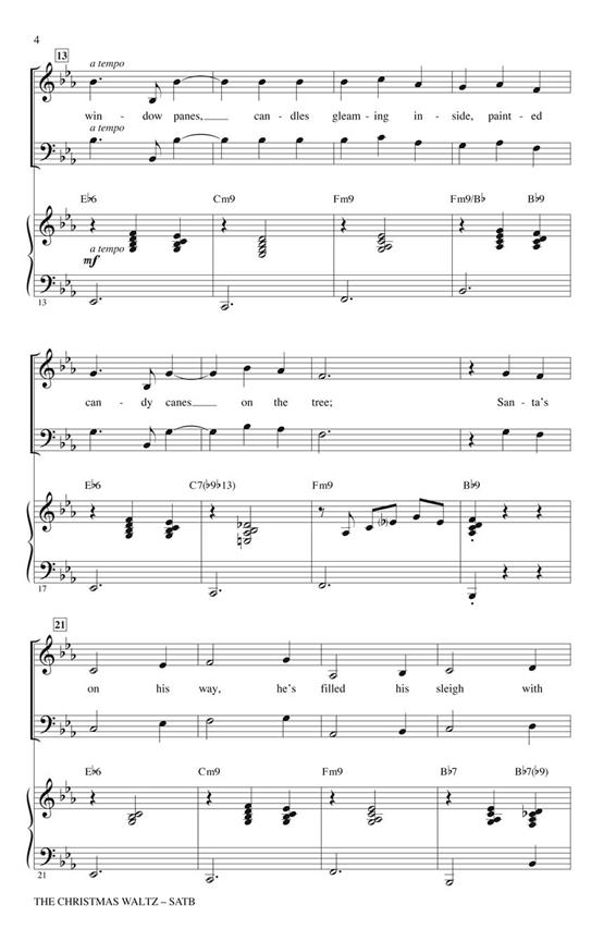 The Christmas Waltz - pro sbor SATB