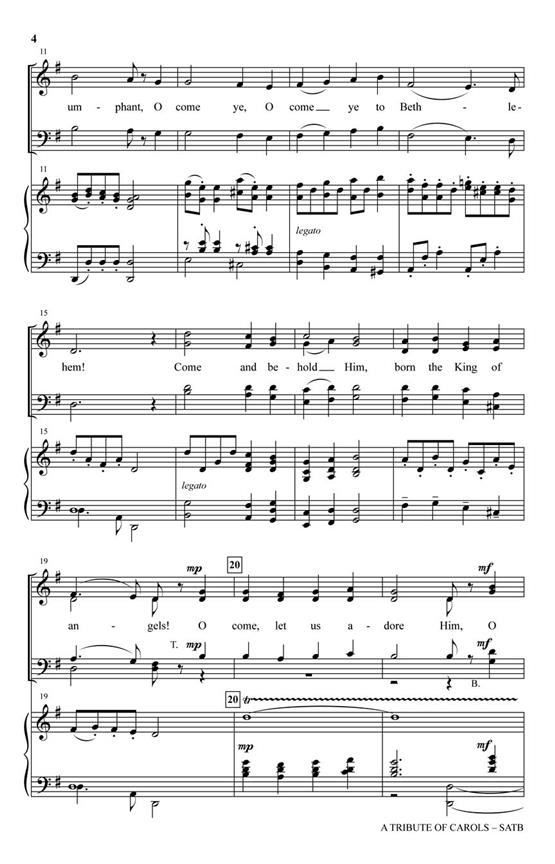 A Tribute of Carols - pro sbor SATB