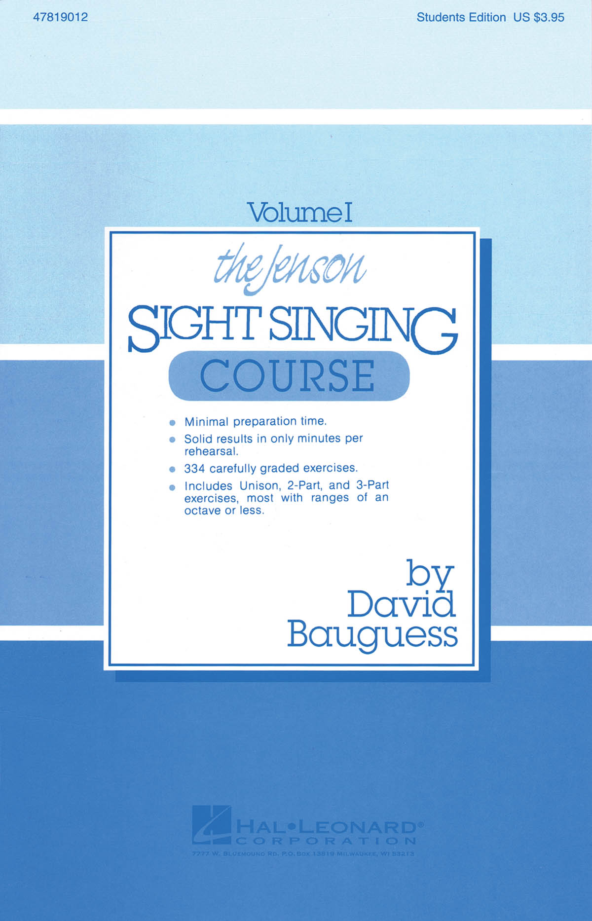 The Jenson Sight Singing Course Vol. I - pro sbor