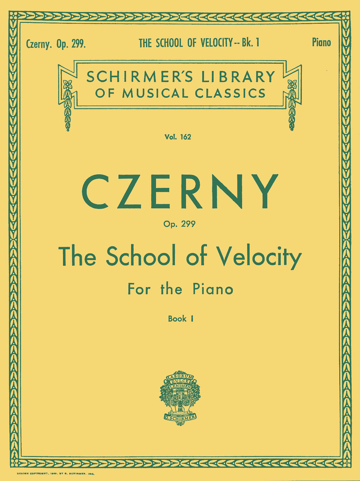 School Of Velocity Op.299 Book 1 - učebnice na klavír