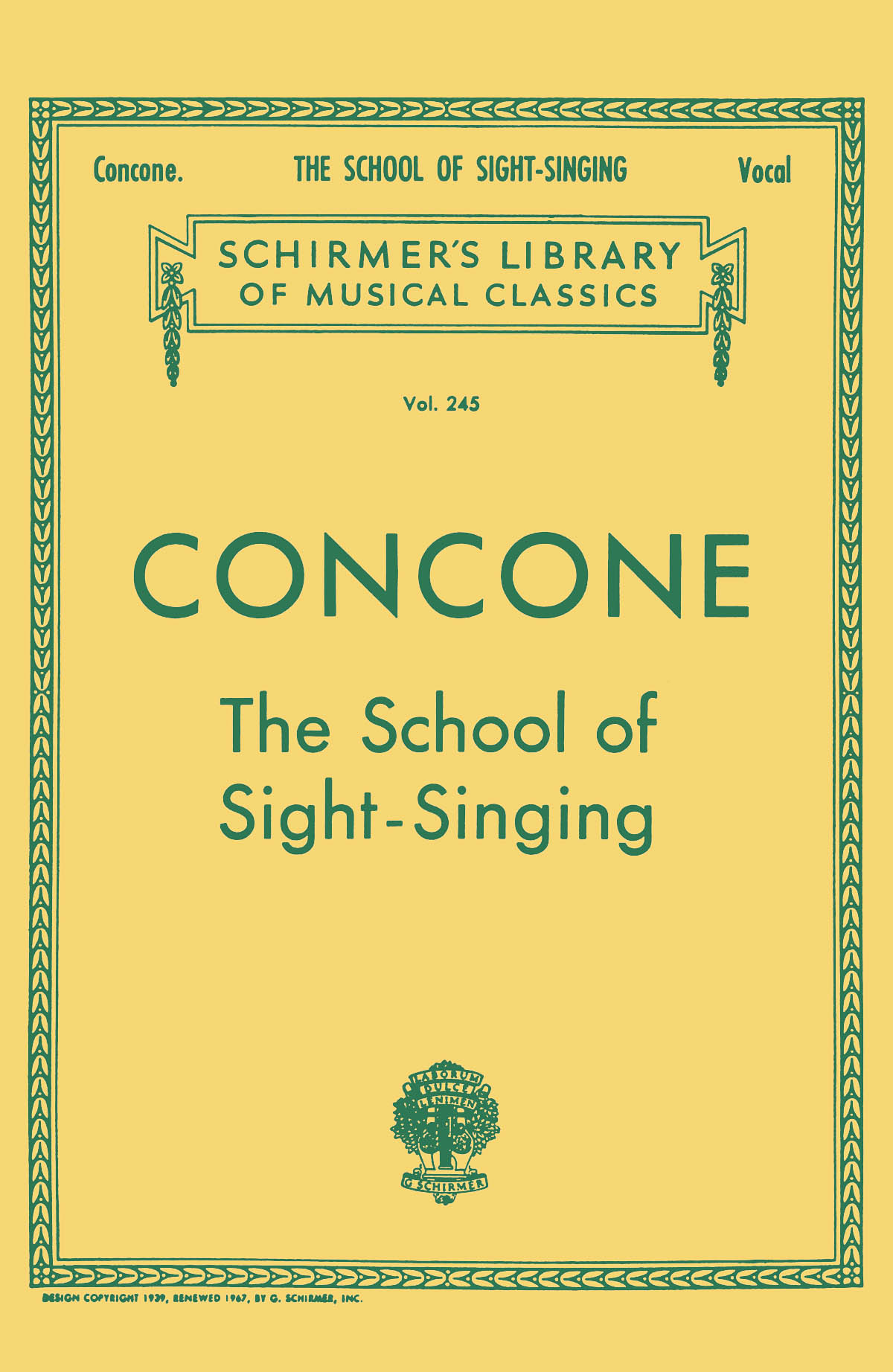 School of Sight-Singing - pro zpěv