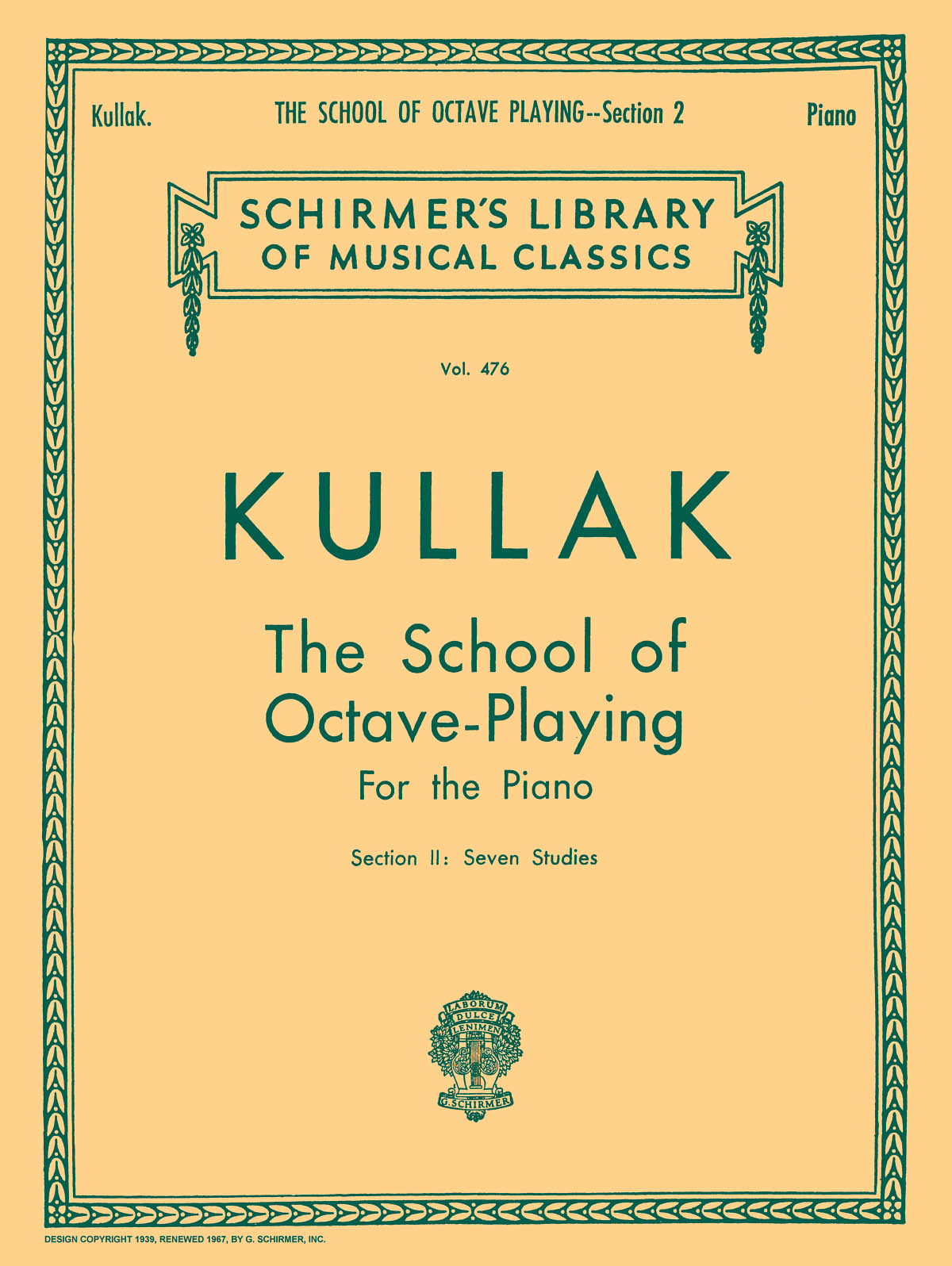 School of Octave Playing, Op. 48 - Book 2 pro klavír