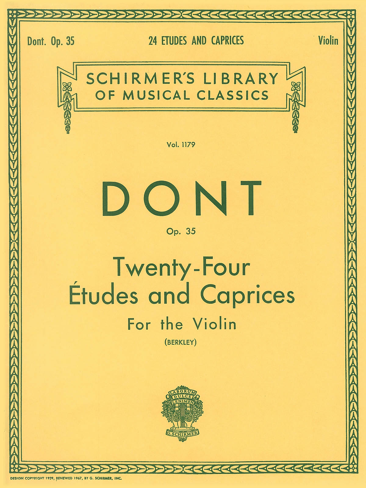 24 Etudes and Caprices, Op. 35 - etudy pro housle