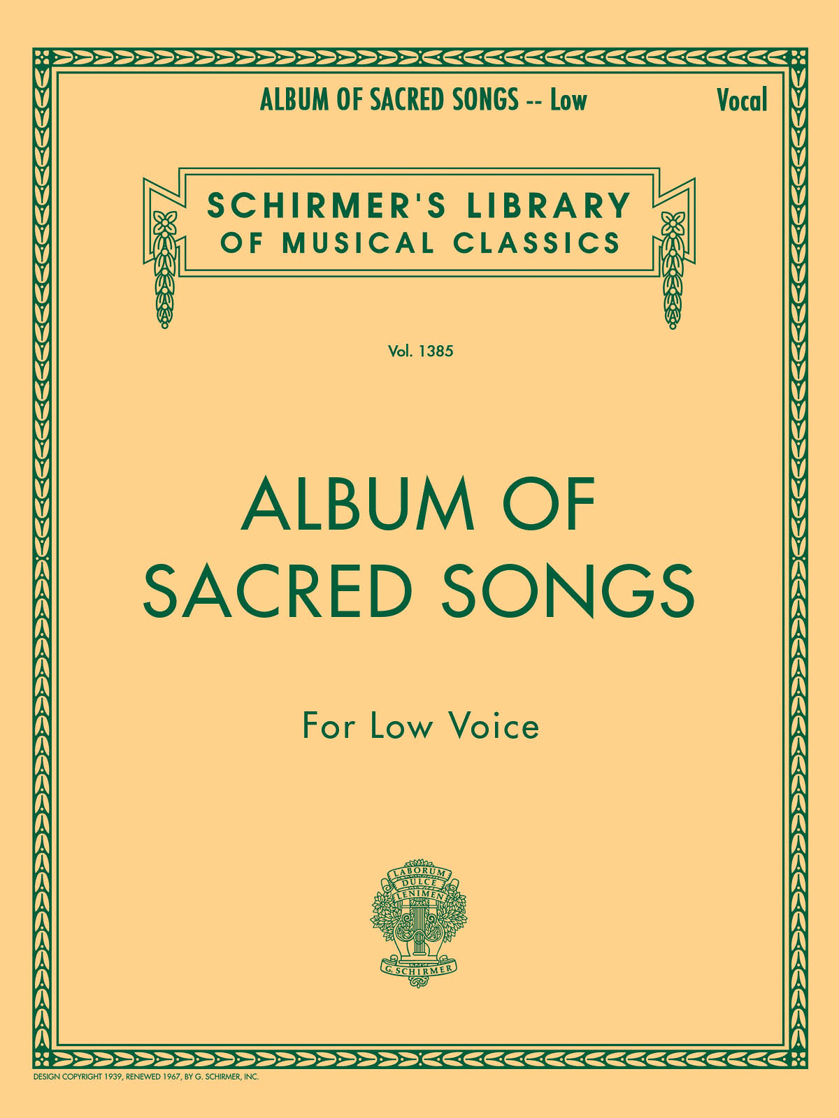 Album of Sacred Songs - Album posvátných písní