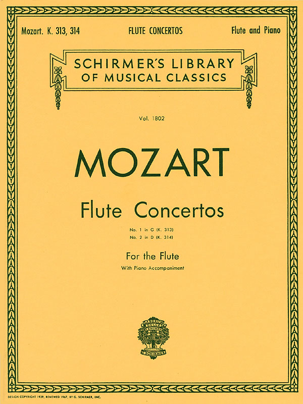 Flute Concertos No. 1 In G - and No. 2 in D Major, K. 314