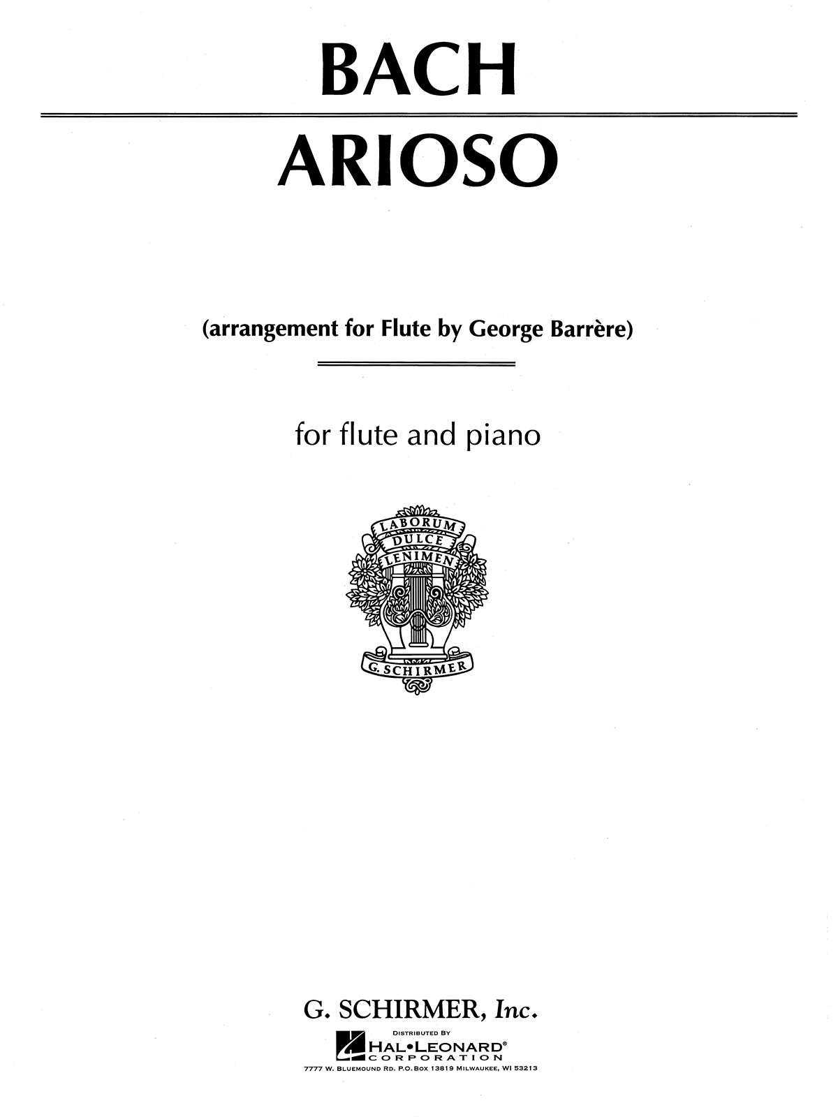 Arioso - příčná flétna a klavír