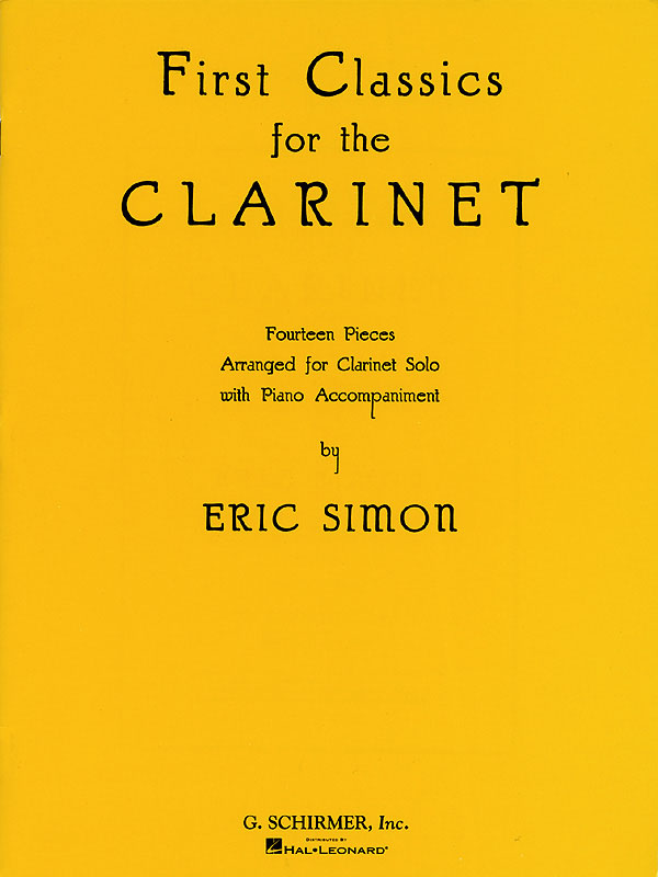 First Classics for the Clarinet - klarinet a klavír