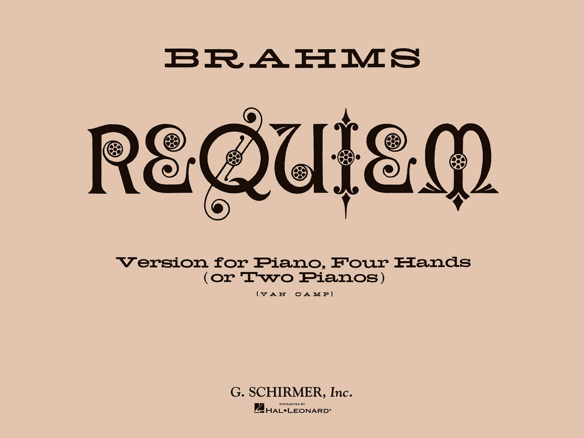 Requiem - One Piano, Four Hands. - pro čtyři ruce