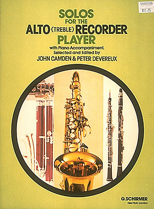 Solos for the Alto Recorder Player - skladby pro altovou flétnu a klavír