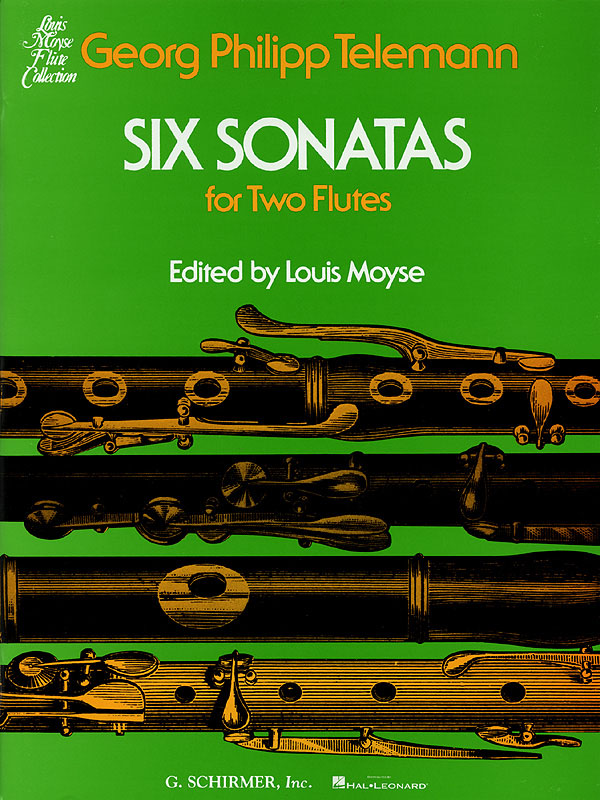 Six Sonatas For Two Flutes - pro dvě příčné flétny