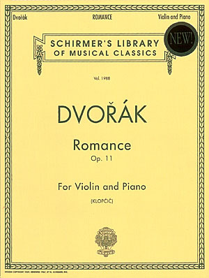 Romance For Violin And Piano Op.11 noty pro housle a klavír