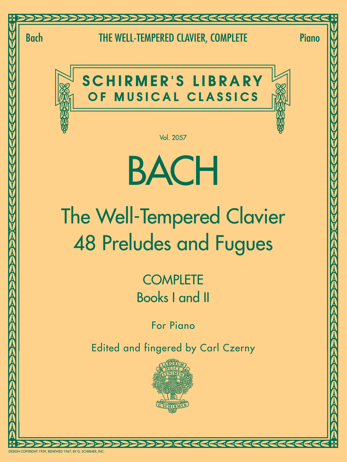 The Well-Tempered Clavier - Complete - Complete Books 1 and 2  - Dobře temperrovaný klaví