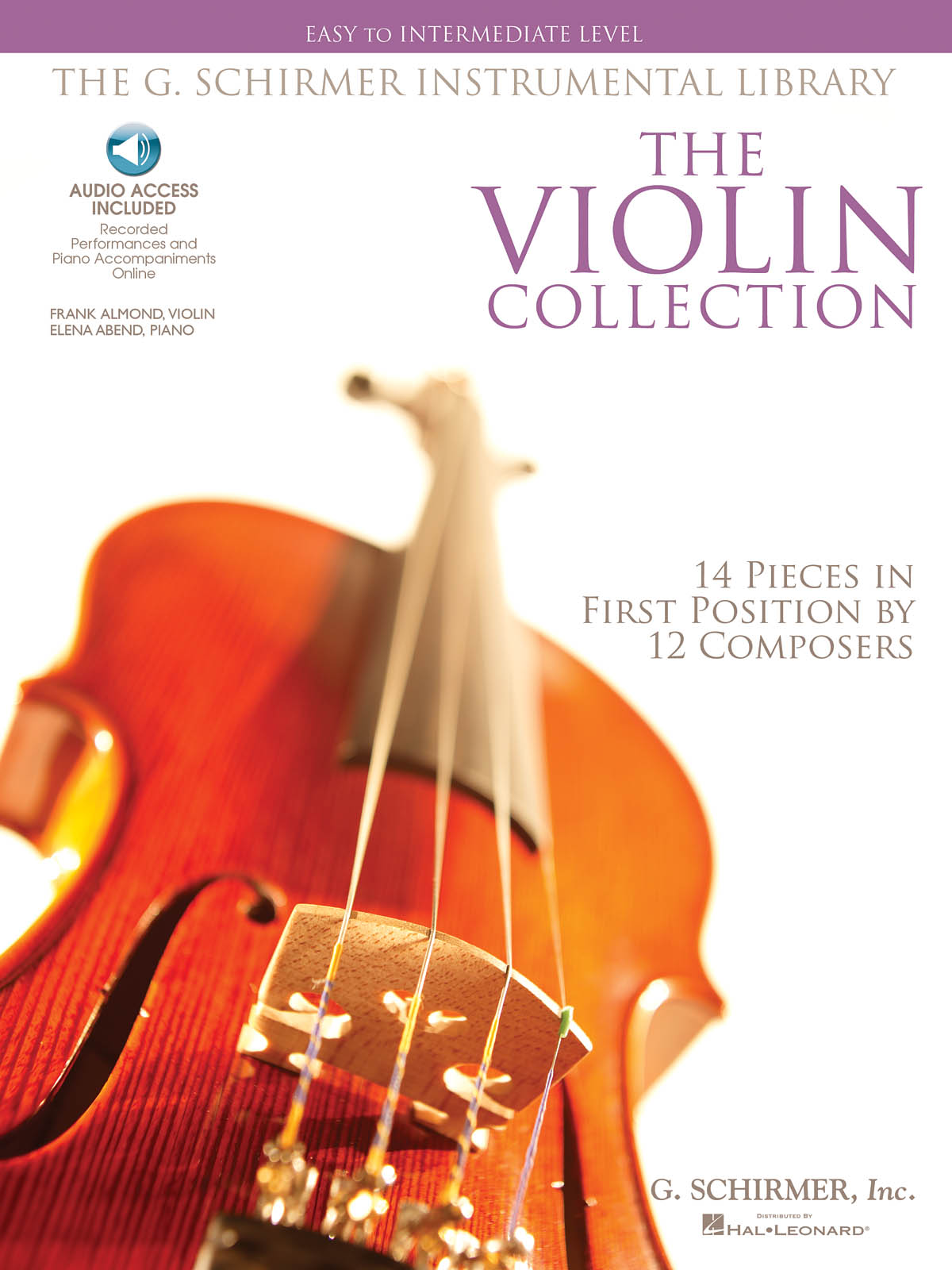 Housle a klavír - The Violin Collection  - Easy to Intermediate Level / G. Schirmer Instrumental Library