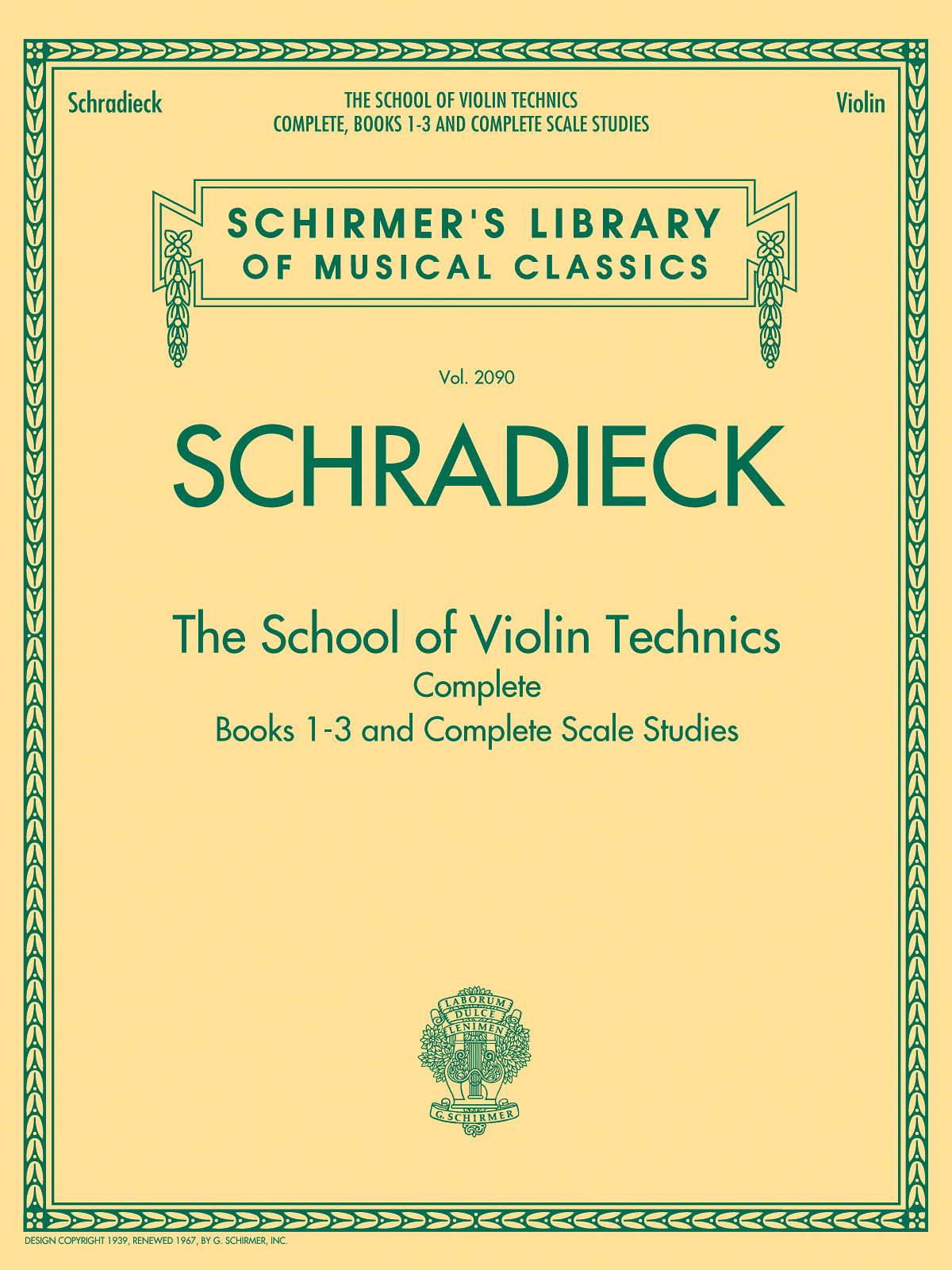 The School of Violin Technics Complete - cvičení pro techniku hry na housle