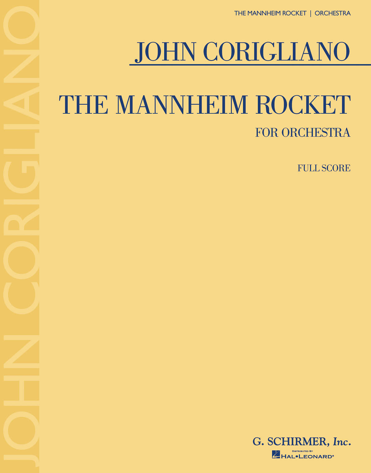 The Mannheim Rocket Full Score - pro orchestr