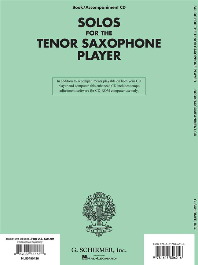 Solos for the Tenor Saxophone Player - noty pro tenor saxofon a klavír