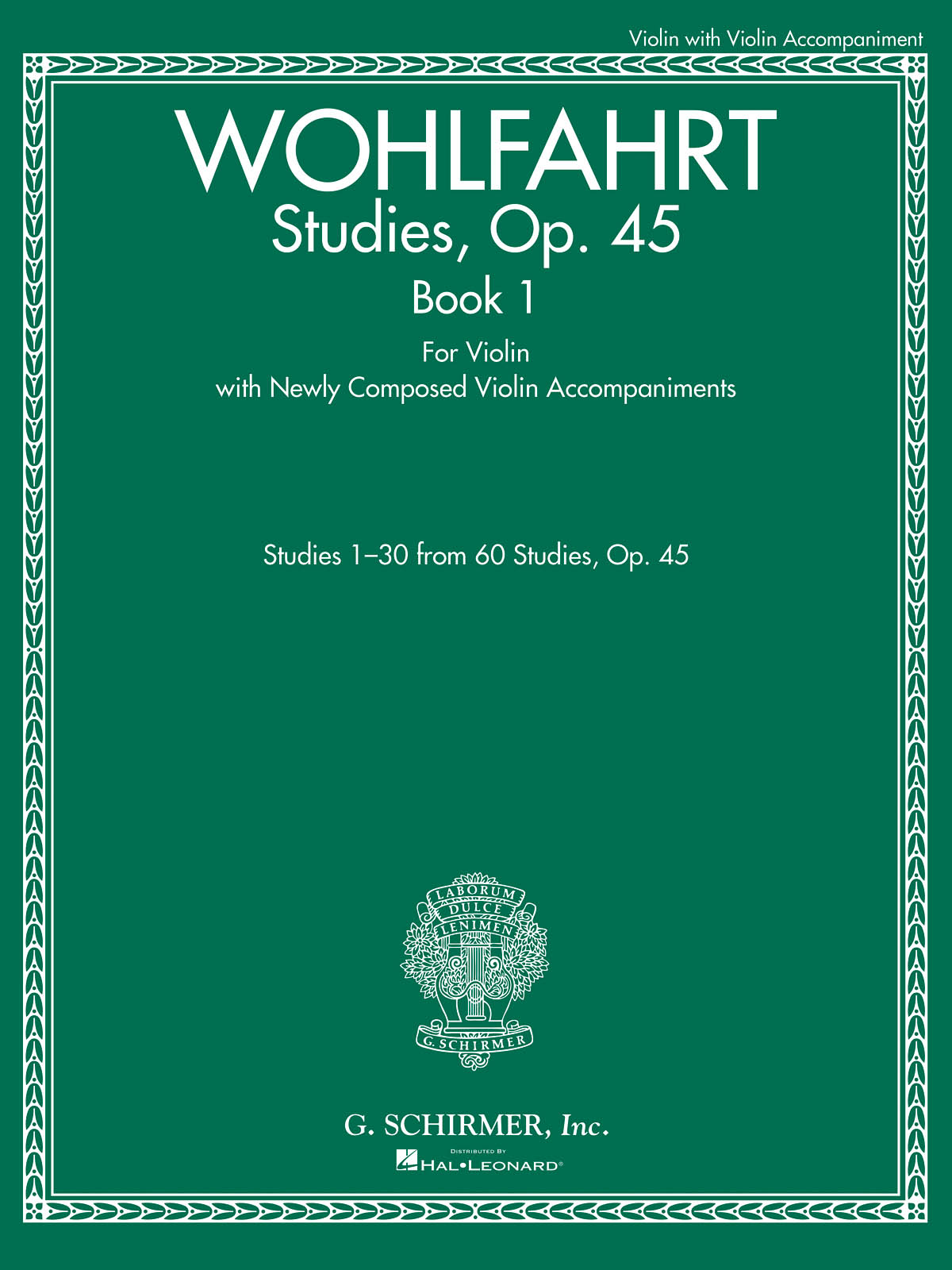 Studies, Op. 45 - Book I - For Violin with Newly Composed Violin Accompaniments - pro housle