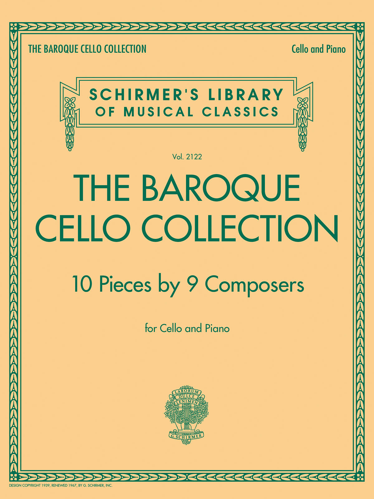 The Baroque Cello Collection - 10 pro violoncello a klavír od 9 skladatelů