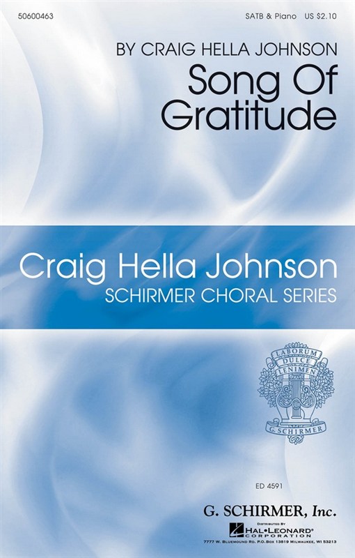 Craig Hella Johnson: Song Of Gratitude
