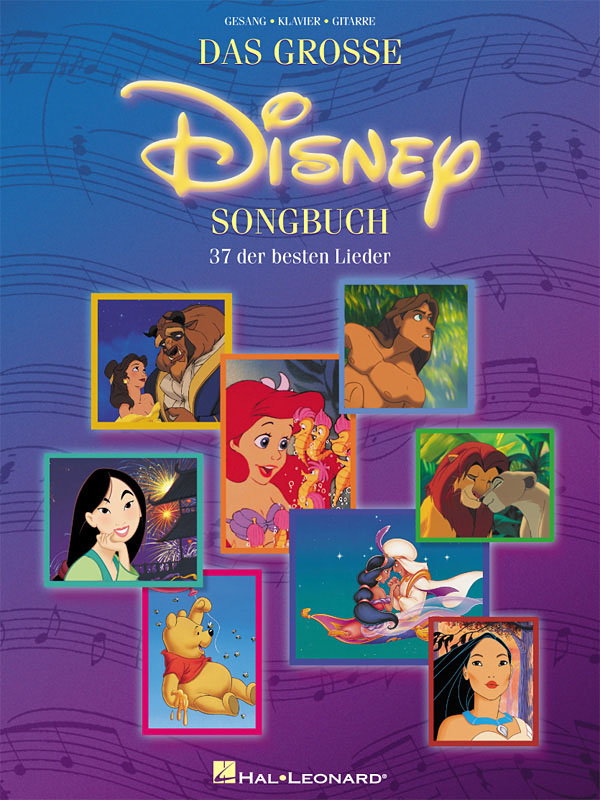 Das Grosse Disney Songbuch - písně s akordy pro kytaru, zpěv a klavír