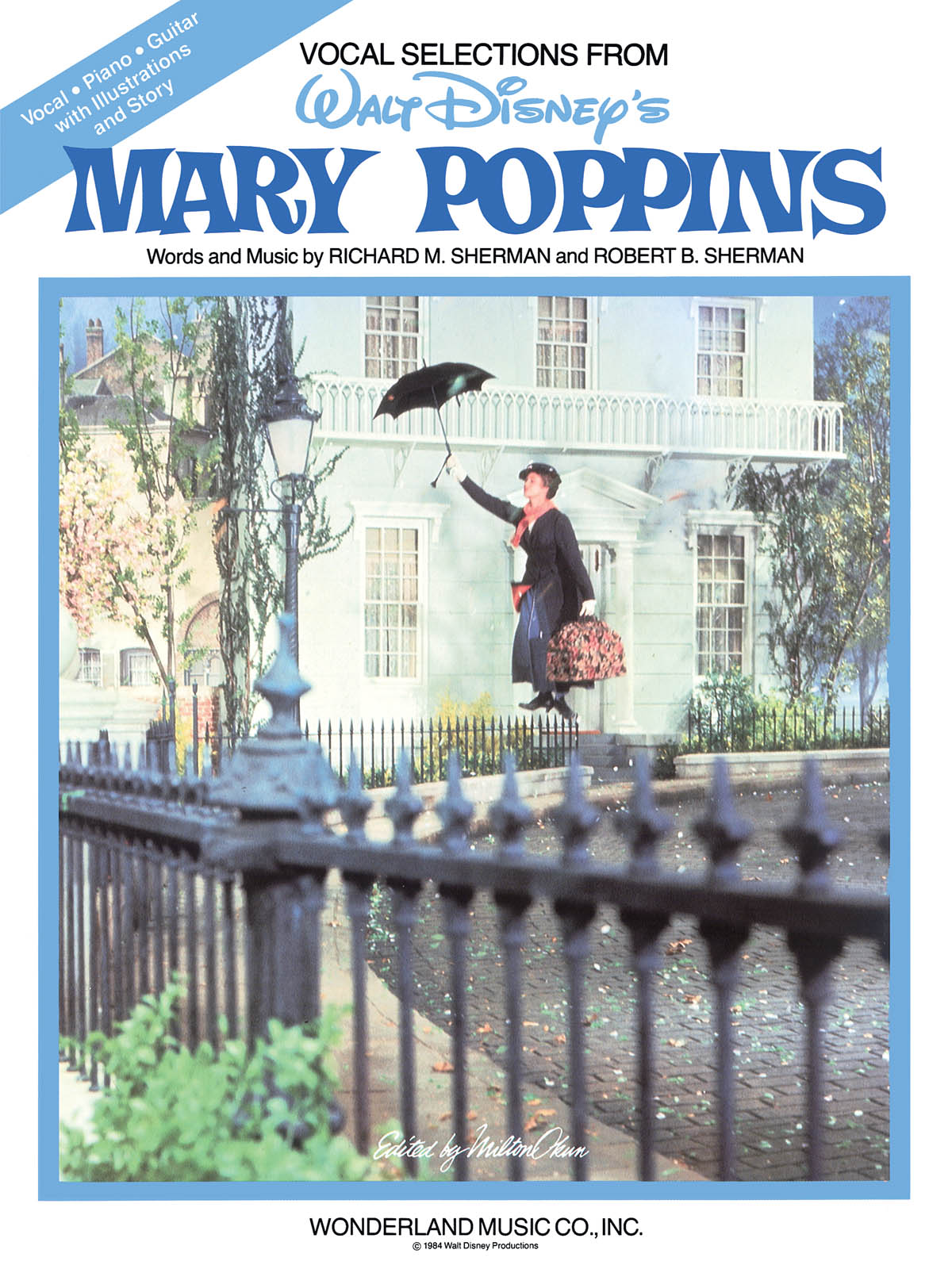 Mary Poppins - písně s akordy pro kytaru, zpěv a klavír