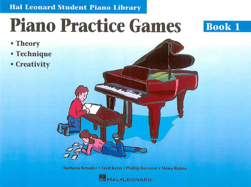 Piano Practice Games Book 1 - Hal Leonard Student Piano Library - pro klavír