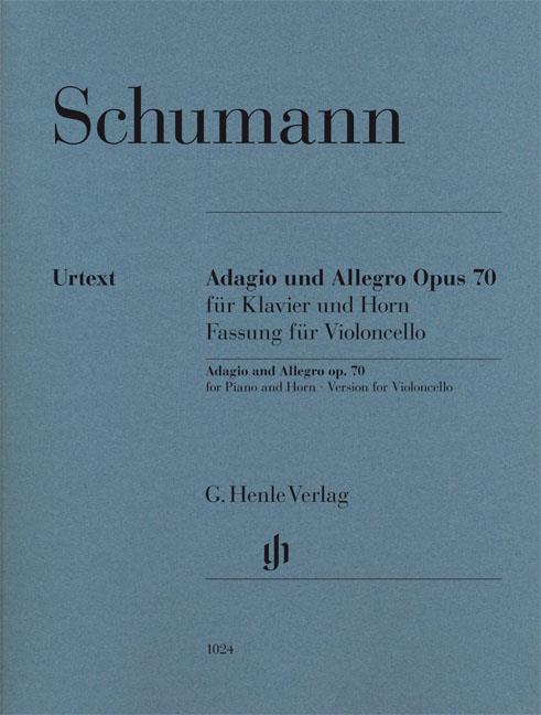 Adagio und Allegro op. 70 für Klavier und Horn - Version for Violoncello violoncello a klavír