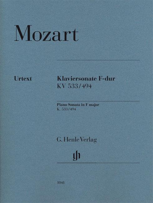 Piano Sonata in F major K. 533/494 - noty pro klavír