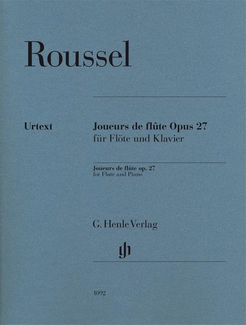 Joueurs de flûte, Opus 27 pro příčnou flétnu a klavír