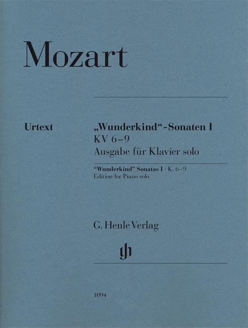 Wunderkind' Sonatas Volume 1 K.6-9 - sonaty pro klavír