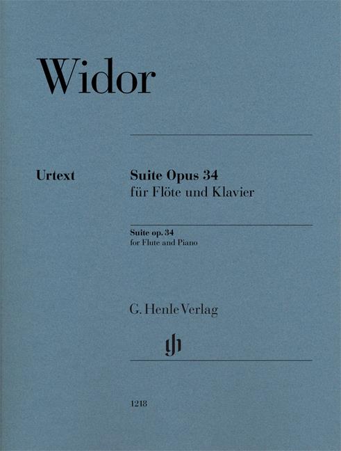 Suite Opus 34 für Flöte und Klavier - Suite op. 34 for Flute and Piano - příčná flétna a klavír