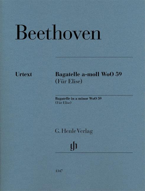 Pro Elišku pro sólo klavír - Bagatelle In A Minor WoO 59
