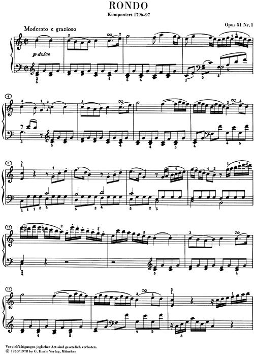 Rondo In C Major Op.51 Nr.1 - Rondo C major op. 51,1