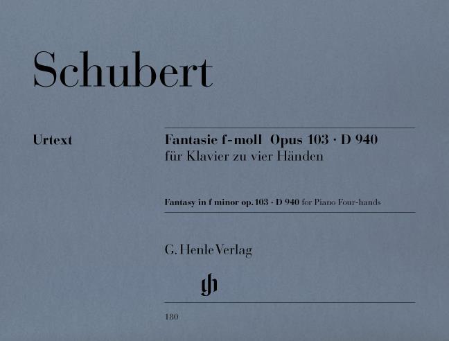 Fantasie F-Moll Fur Klavier Zu Vier Handen D.940